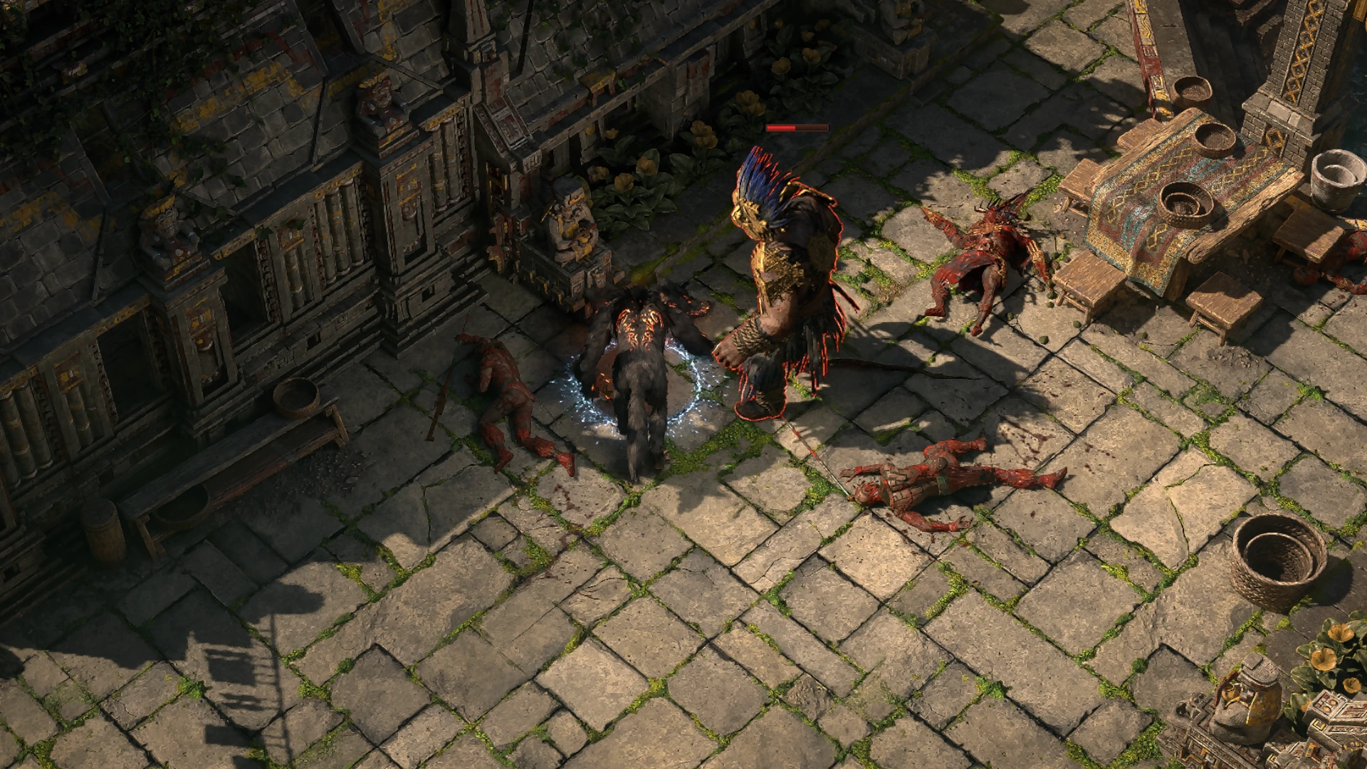 Vaal Goliath enemy encountered in Utzaal in Path of Exile 2