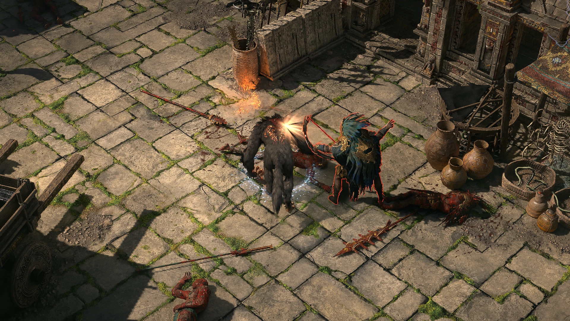 Vaal Guard Bow enemy encountered in Utzaal in Path of Exile 2