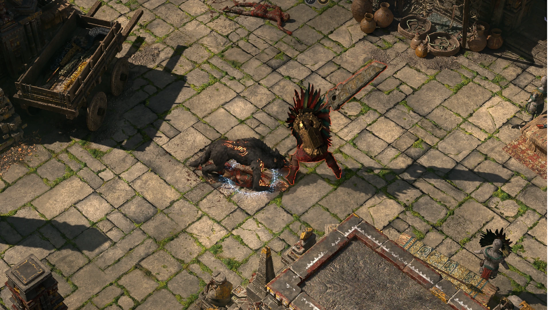 Vaal Overseer enemy encountered in Utzaal in Path of Exile 2
