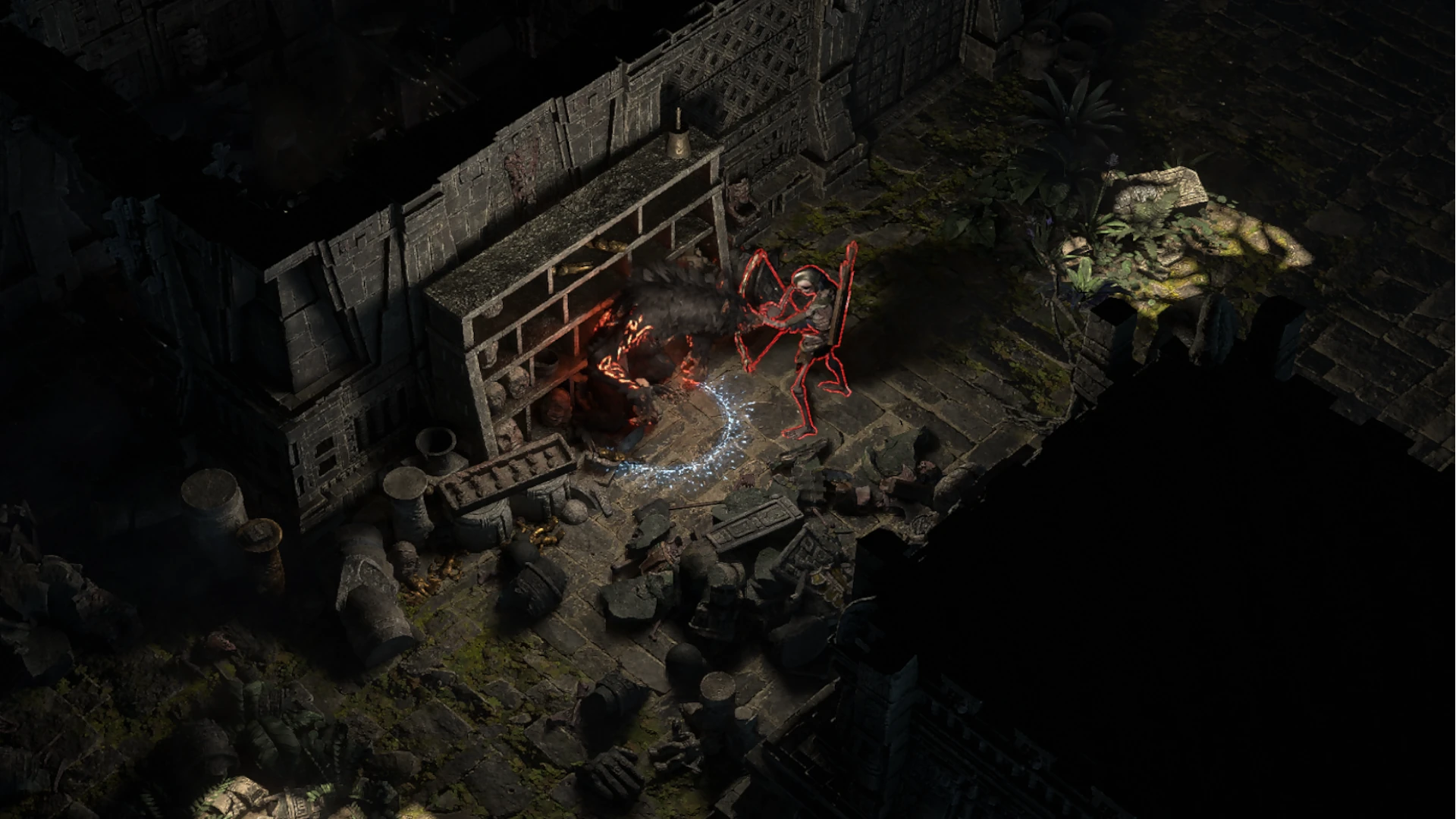 Vaal Skeletal Archer enemy encountered in Jiquani's Machinarium in Path of Exile 2