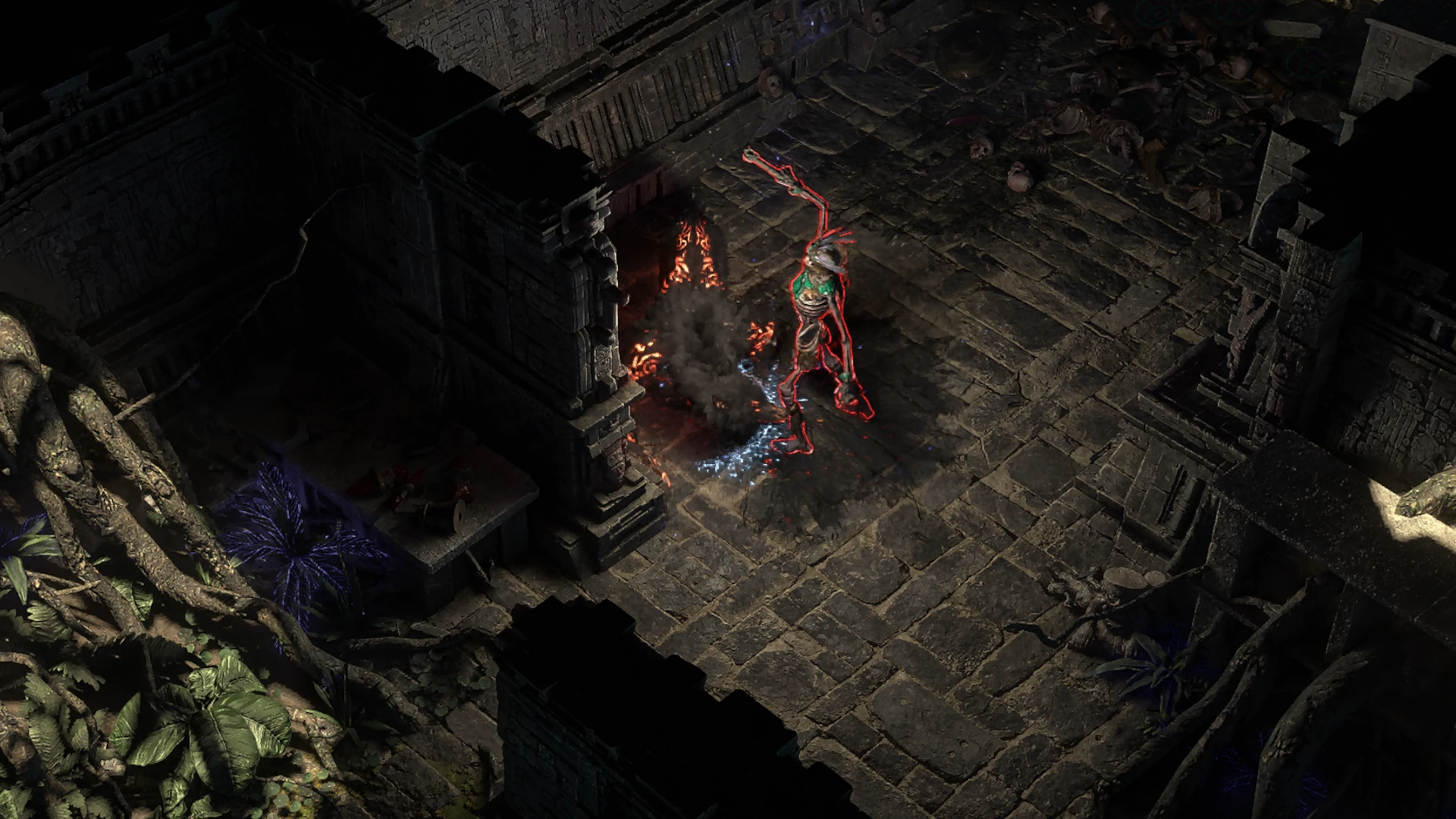 Vaal Skeletal Priest enemy encountered in Jiquani's Machinarium in Path of Exile 2