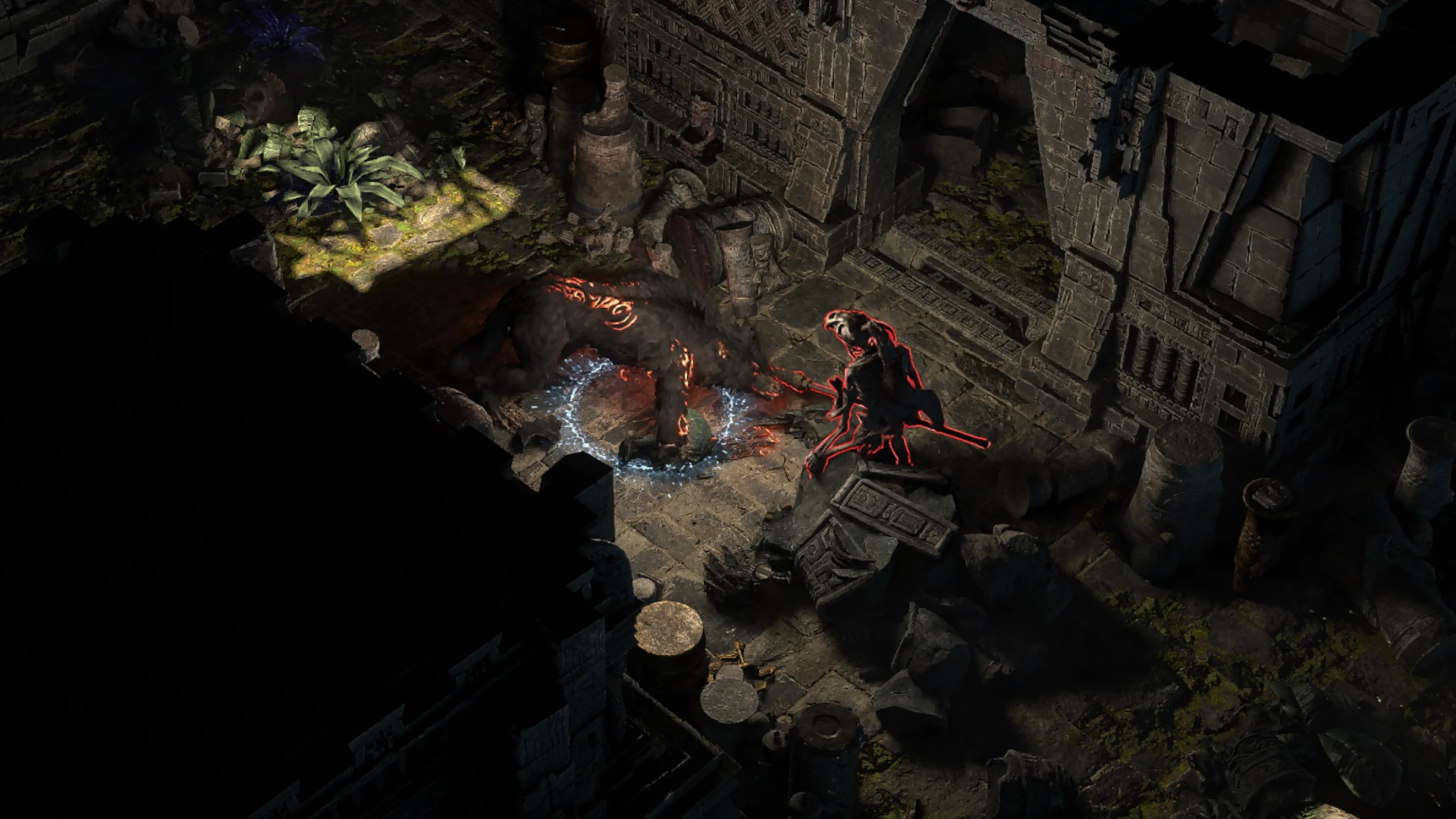 Vaal Skeletal Warrior enemy encountered in Jiquani's Machinarium in Path of Exile 2