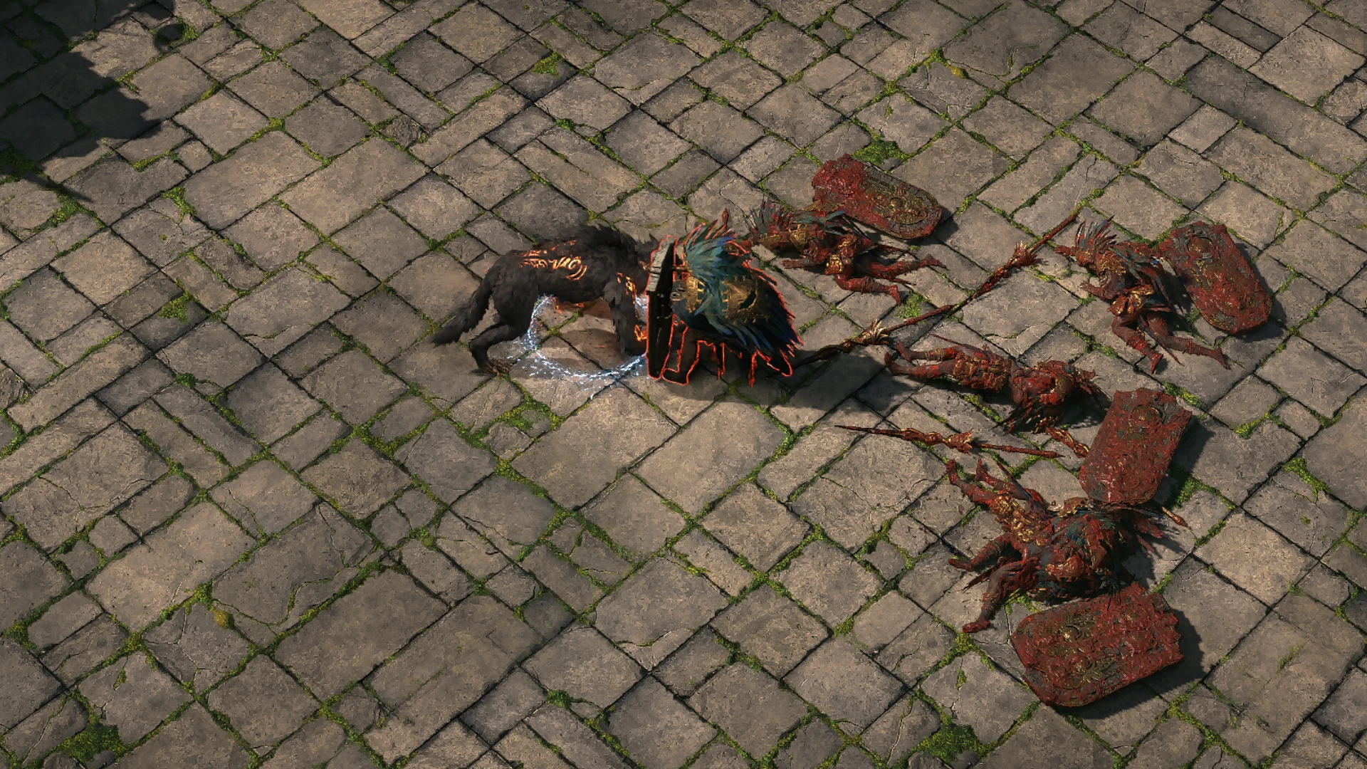 Viper Legionnaire Shield encountered in Utzaal in Path of Exile 2