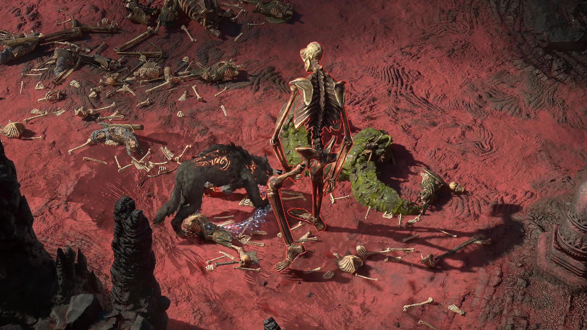 Walking Goliath enemy encountered in Valley of the Titans in Path of Exile 2