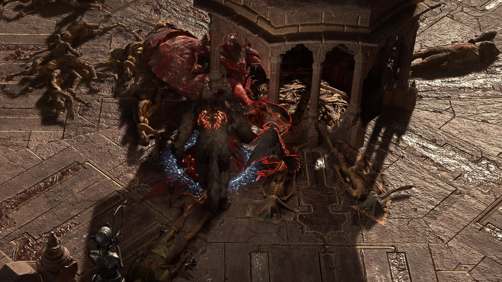 Winged Fiend enemy encountered in Spires of Deshar in Path of Exile 2
