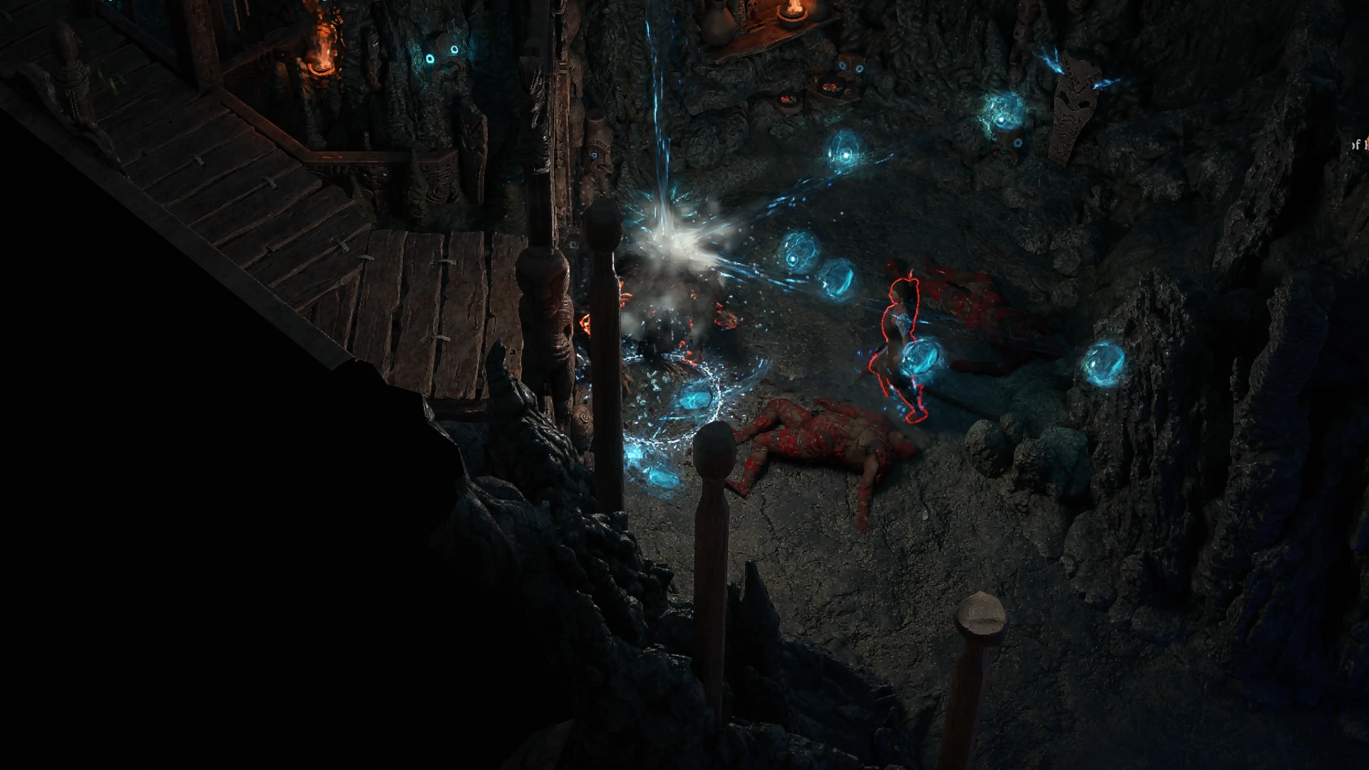 Ancestral Channeler encountered in Halls of the Dead in Path of Exile 2