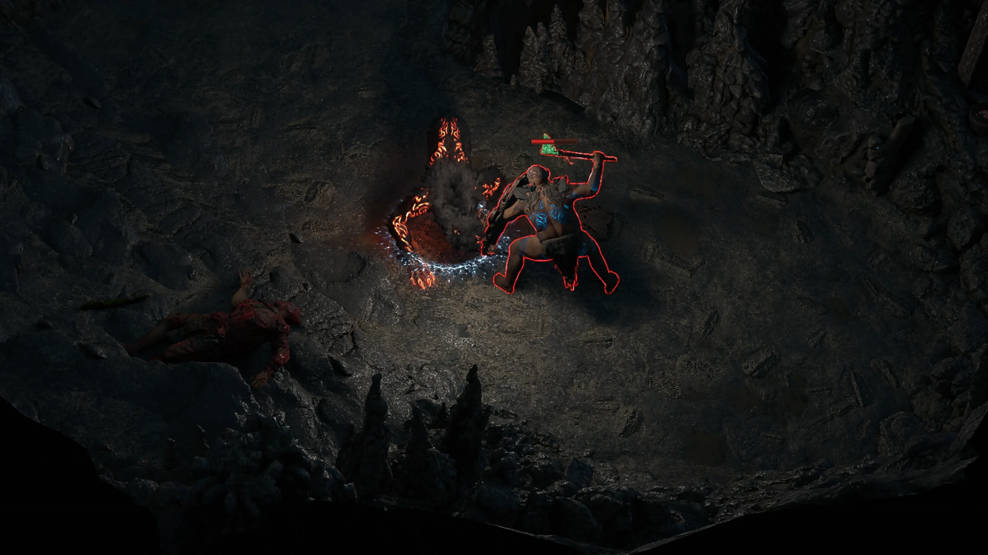 Ancestral Guardian encountered in Eye of Hinekora in Path of Exile 2