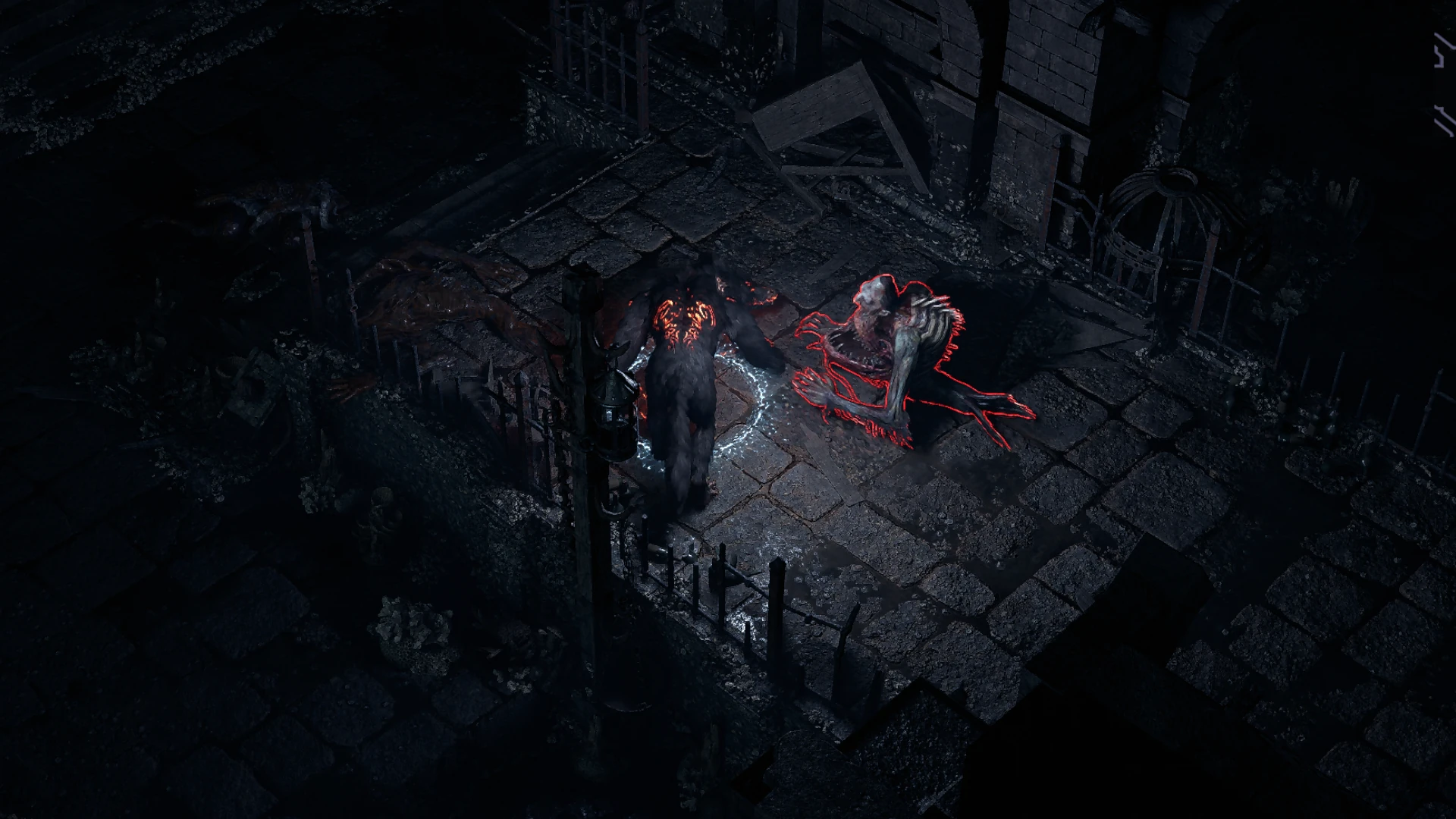 Angler Maw encountered in Solitary Confinement in Path of Exile 2