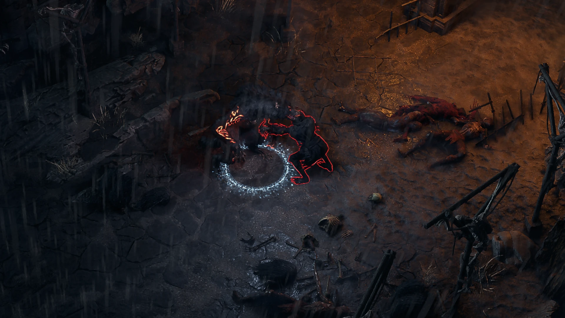 Eternal Guard encountered in Abandoned Prison in Path of Exile 2