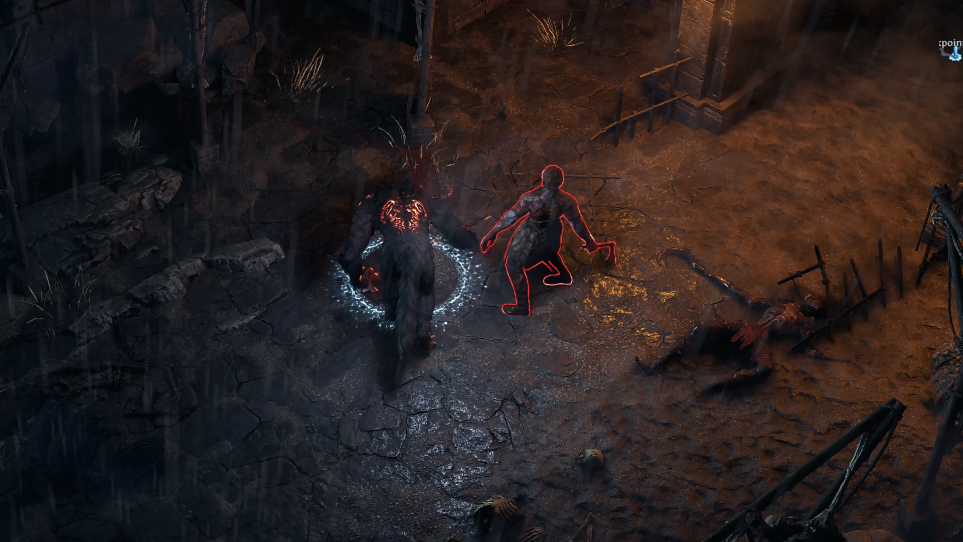 Eternal Prisoner encountered in Abandoned Prison in Path of Exile 2
