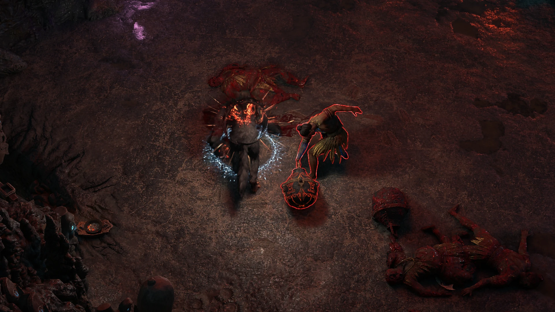 Firebreather encountered in Eye of Hinekora in Path of Exile 2