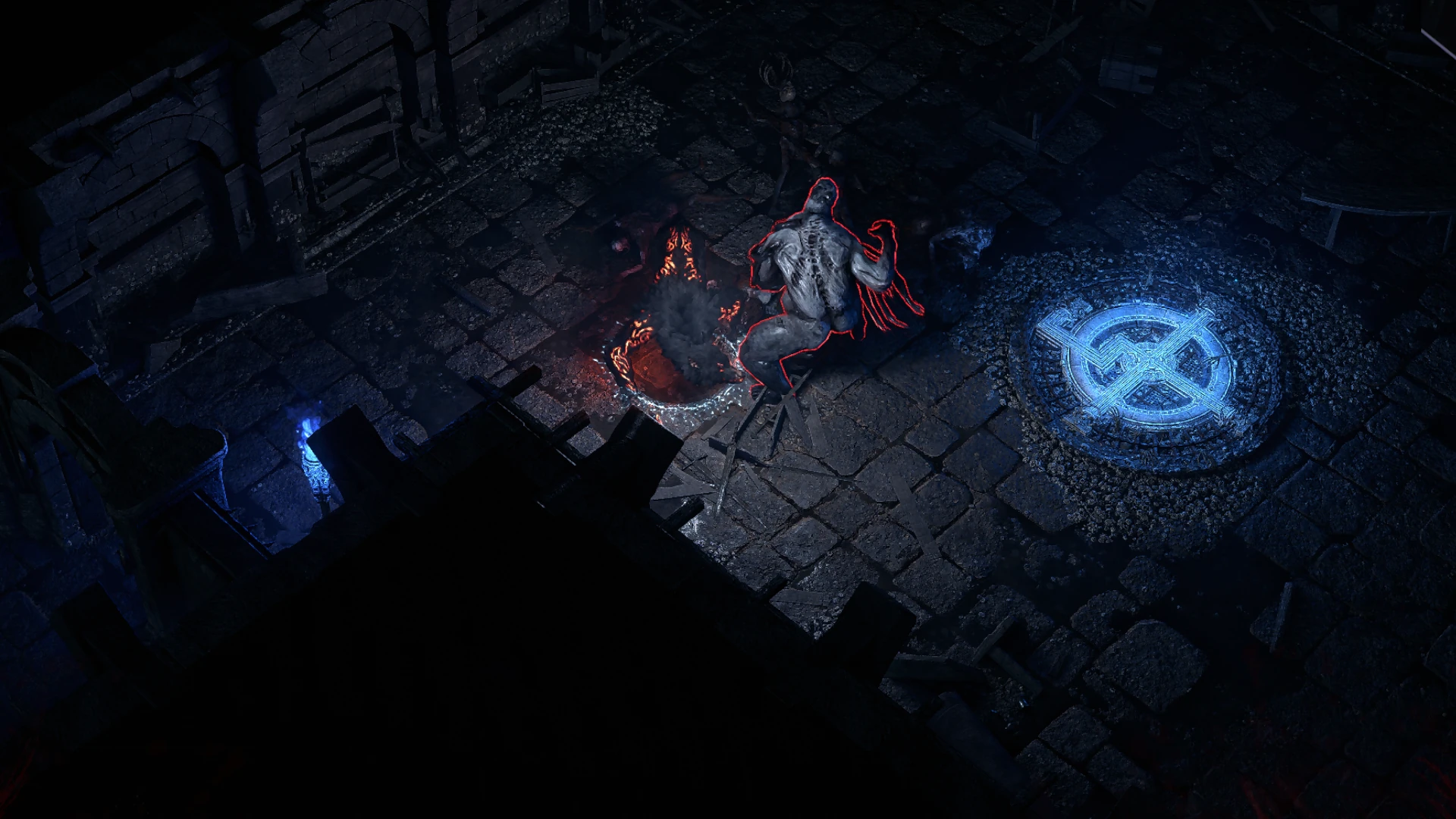 Pale Abductor encountered in Solitary Confinement in Path of Exile 2