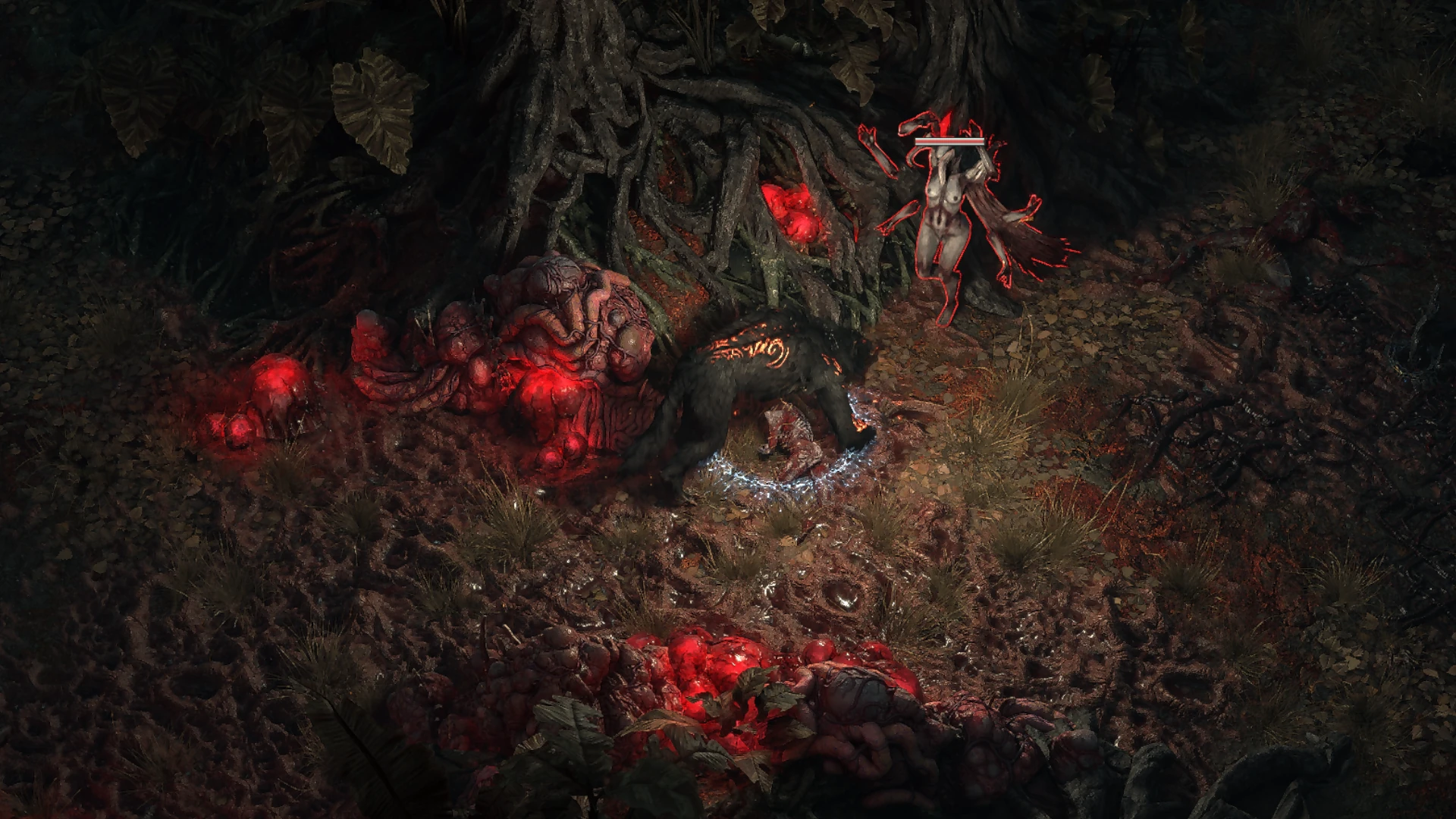 Pale Angel encountered in Maps - Coalesced Corruption in Path of Exile 2