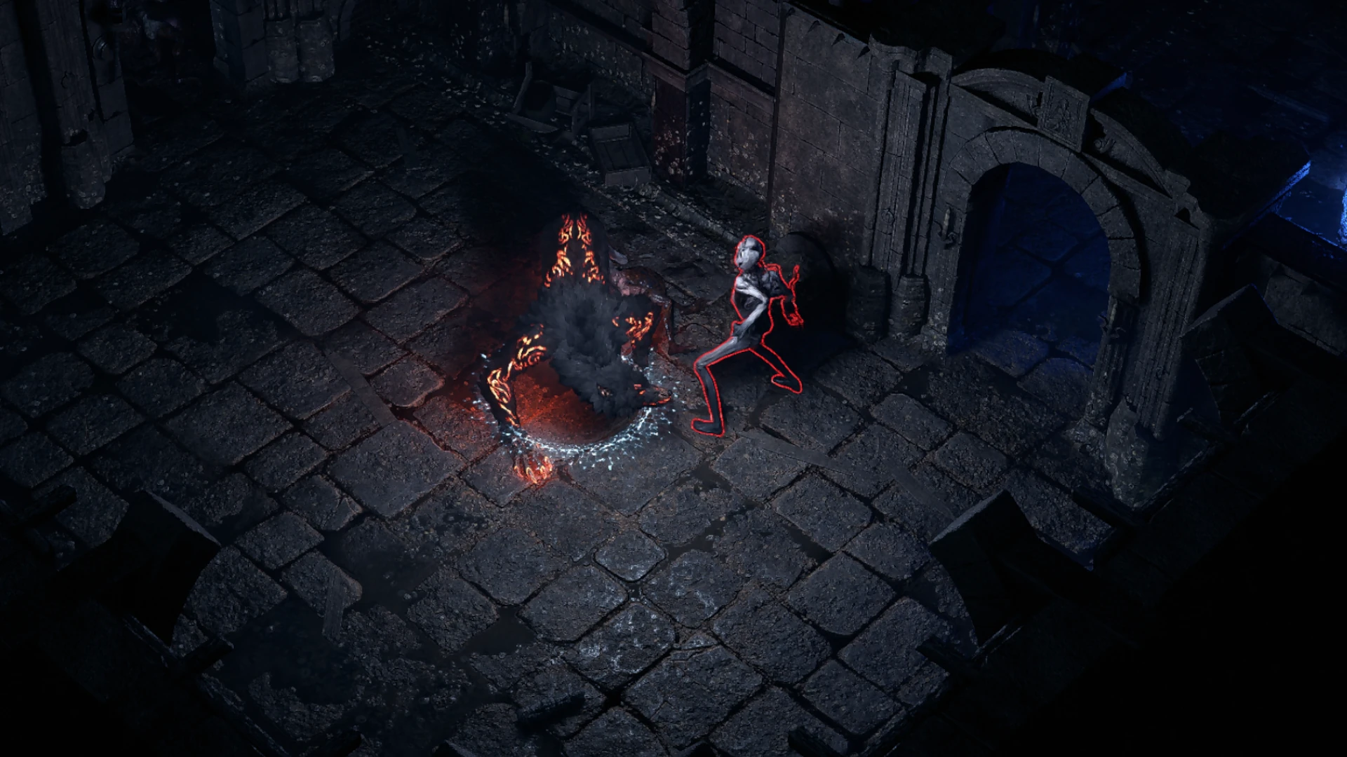 Pale Brinesplitter encountered in Solitary Confinement in Path of Exile 2
