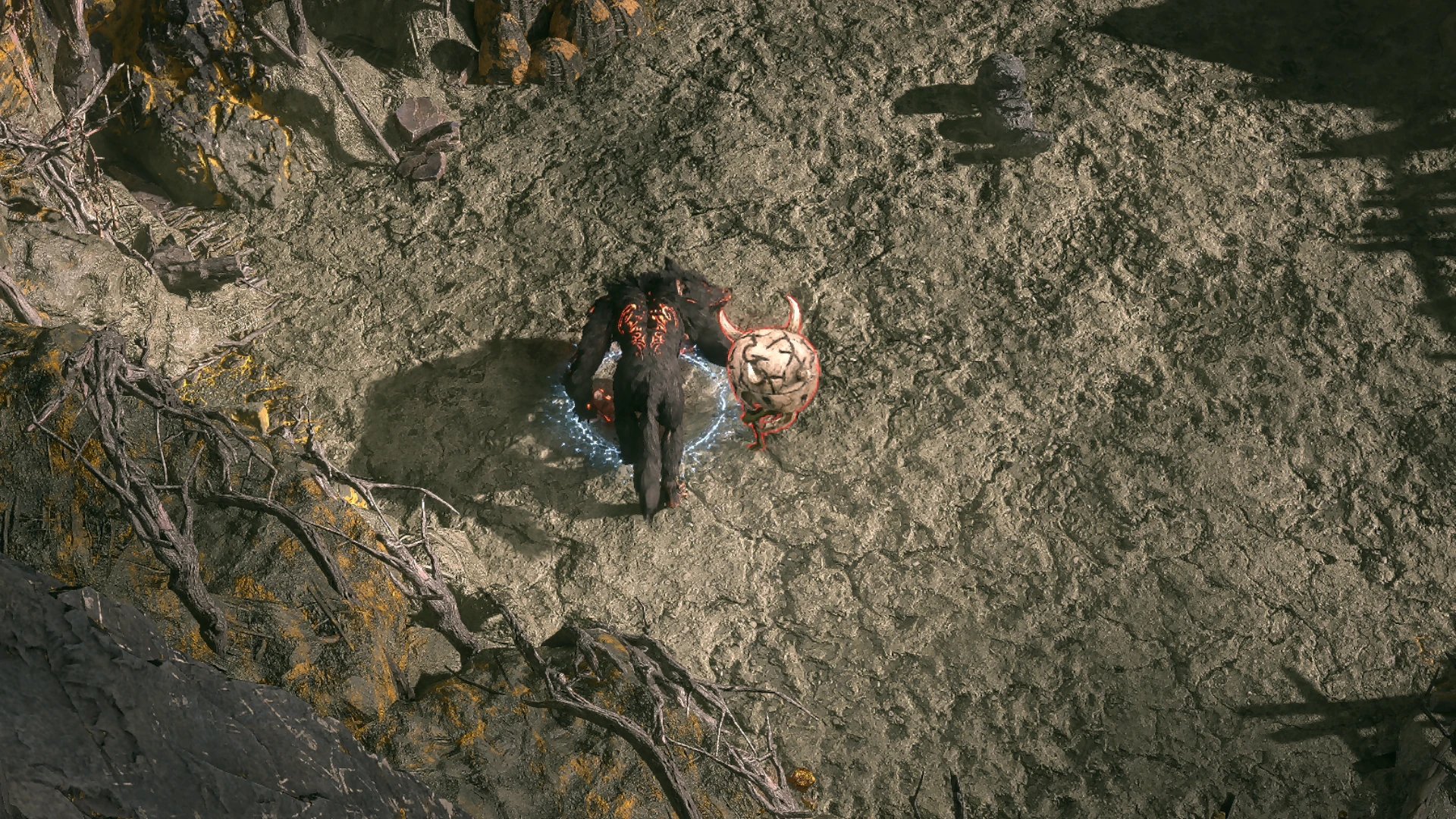 Skulltop Kin encountered in Isle of Kin in Path of Exile 2