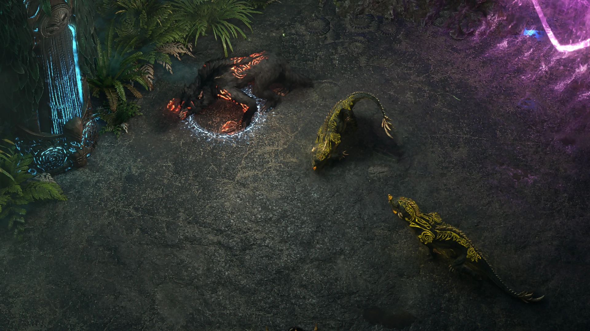 Tawhoa's Tuatara encountered in Eye of Hinekora in Path of Exile 2