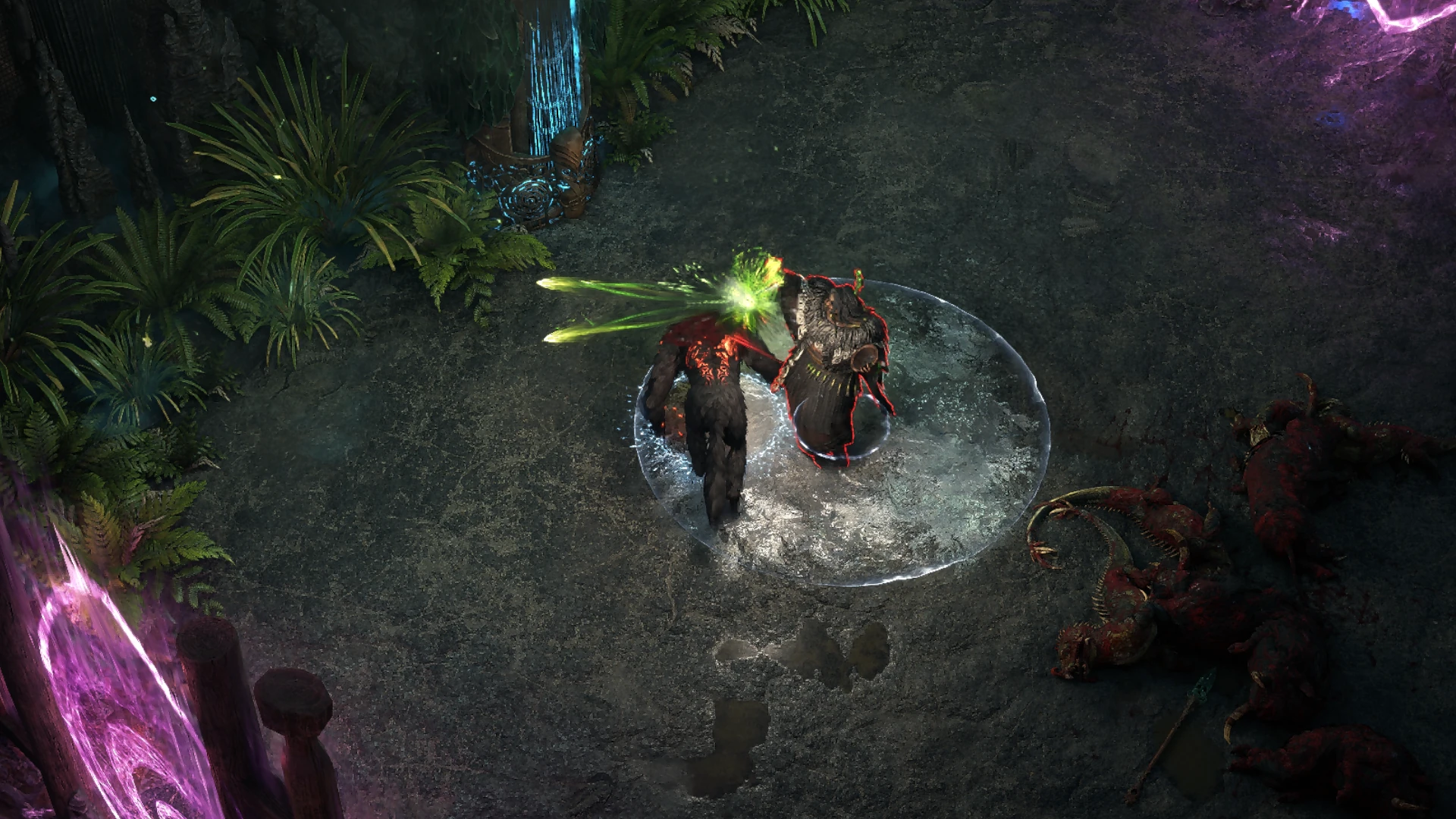 Tawhoa's Mystic encountered in Eye of Hinekora in Path of Exile 2