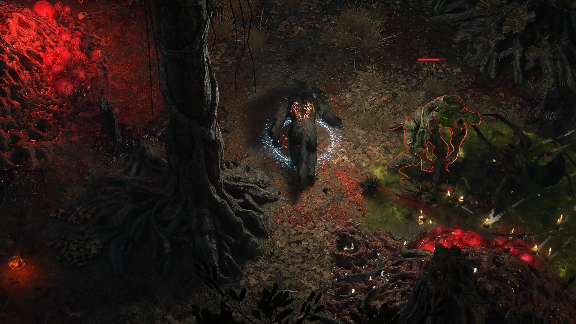 Treant Foulspawn Large encountered in Rituals or Viridian Wildwood in Path of Exile 2