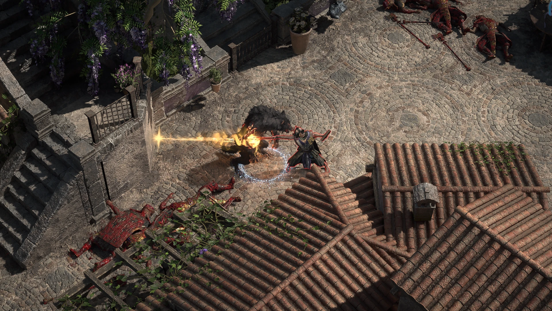 Twilight Order Oathsworn encountered in Arastas in Path of Exile 2