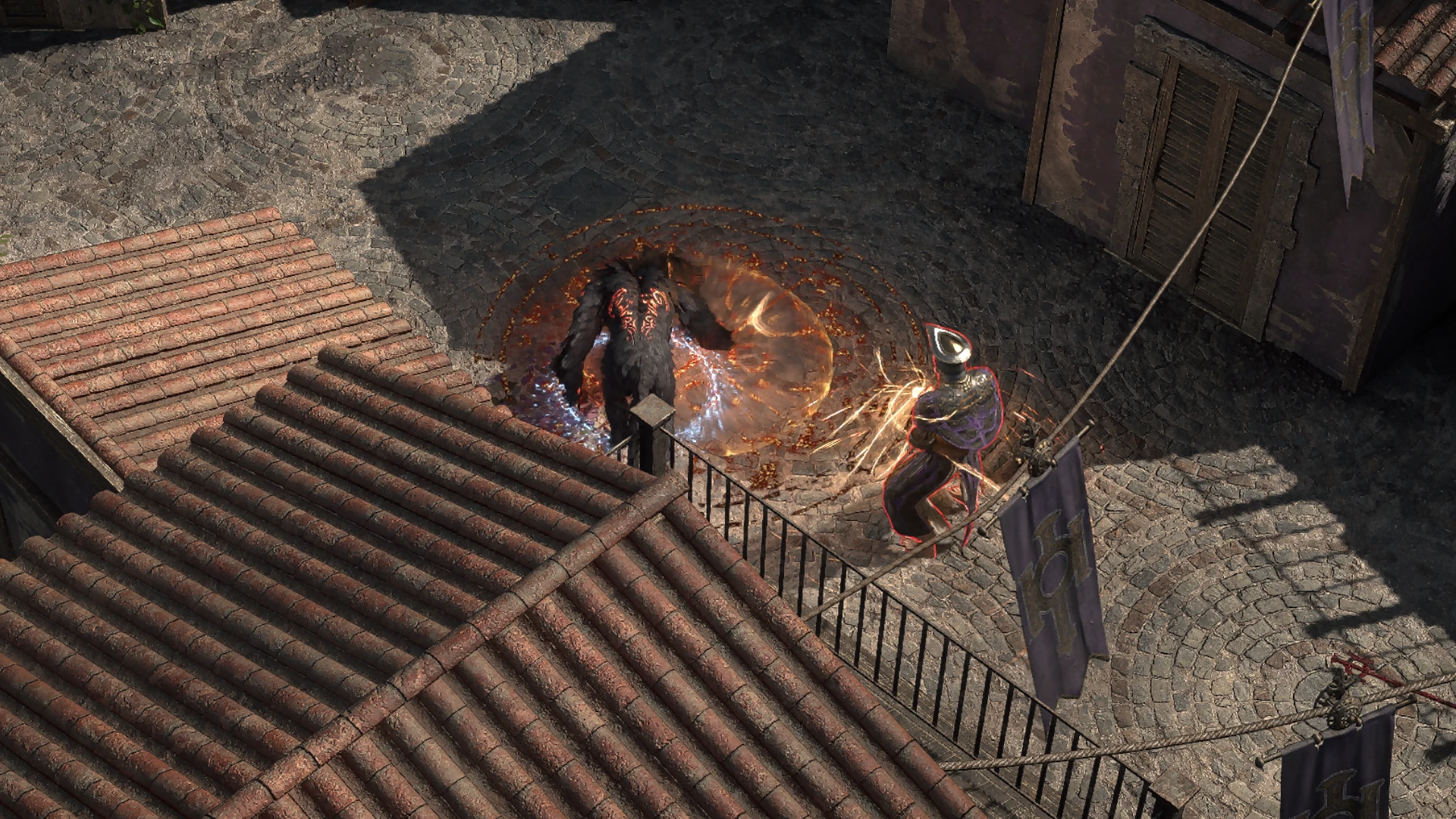 Twilight Order Priest encountered in Arastas in Path of Exile 2