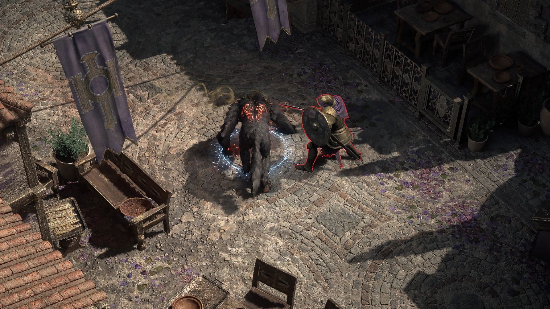 Twilight Order Soldier encountered in Arastas in Path of Exile 2