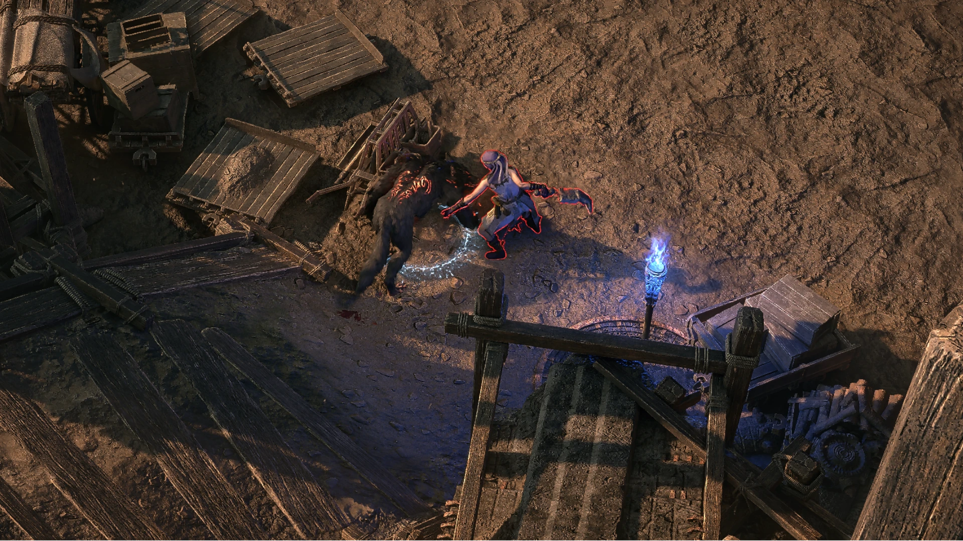 Zealous Guard encountered in The Excavation in Path of Exile 2