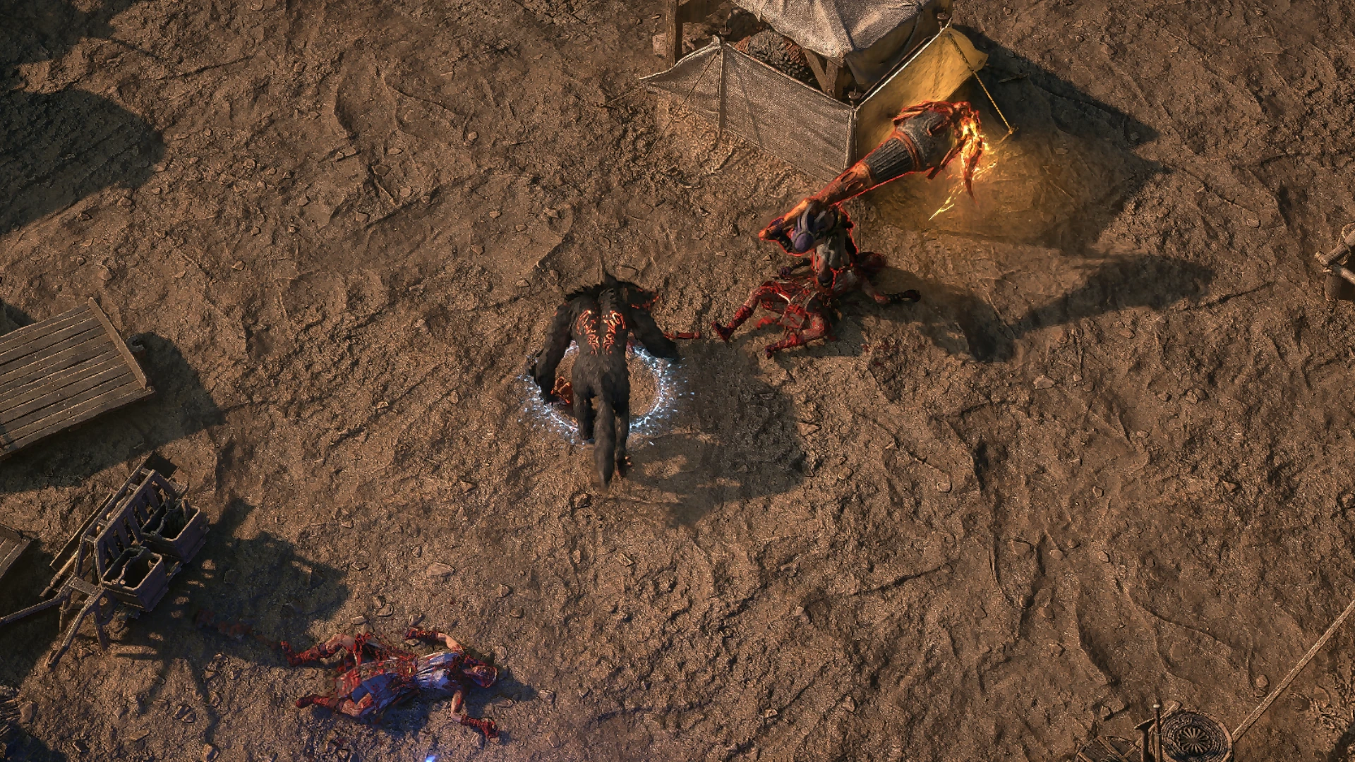 Zealous Pillarcrusher encountered in The Excavation in Path of Exile 2