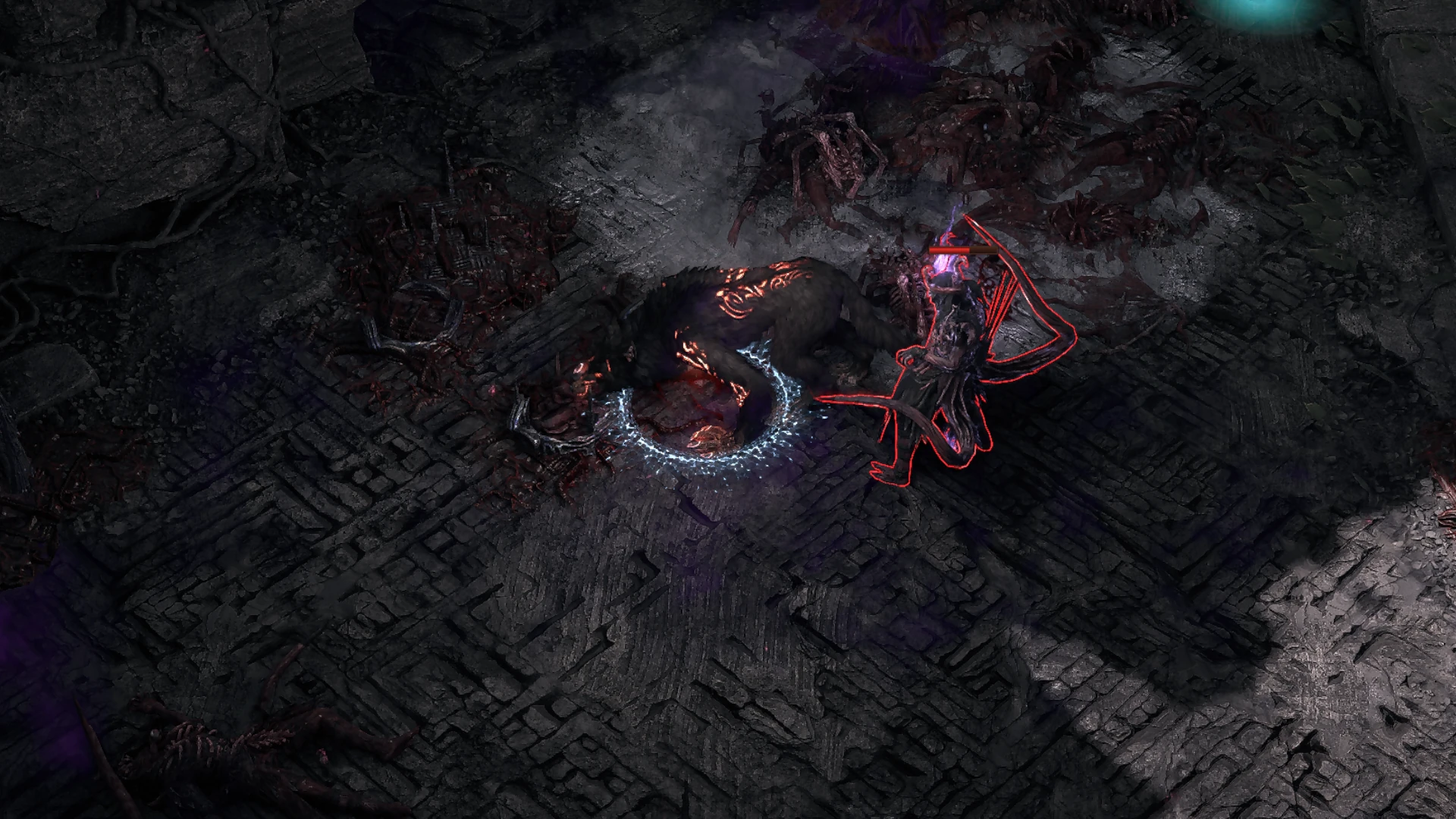 It That Hunts encountered in Breach in Path of Exile 2