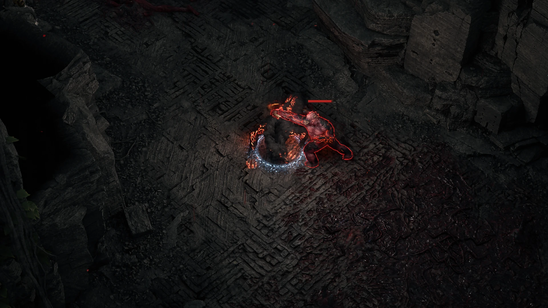 Ravenous Homunculus encountered in Coalesced Corruption Map in Path of Exile 2