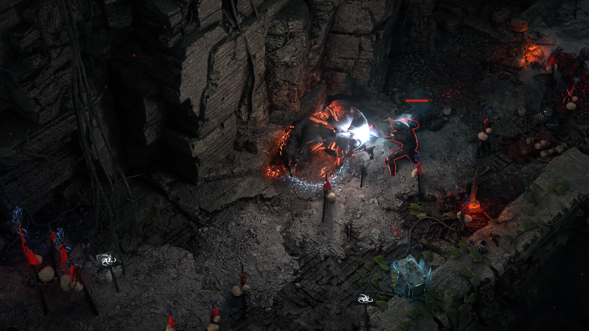 Unearthed Runecaster encountered in Expeditions in Path of Exile 2