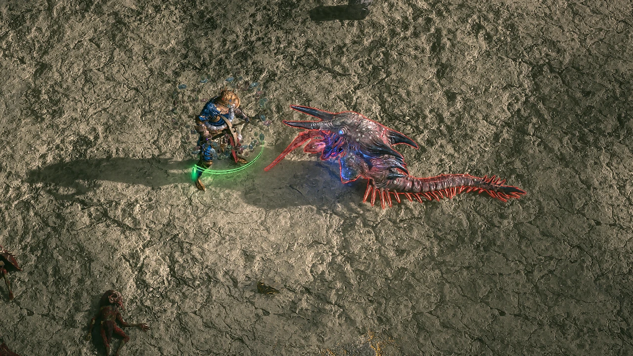 Ylth Eater encountered during Runes Of Aldur content in Path of Exile 2