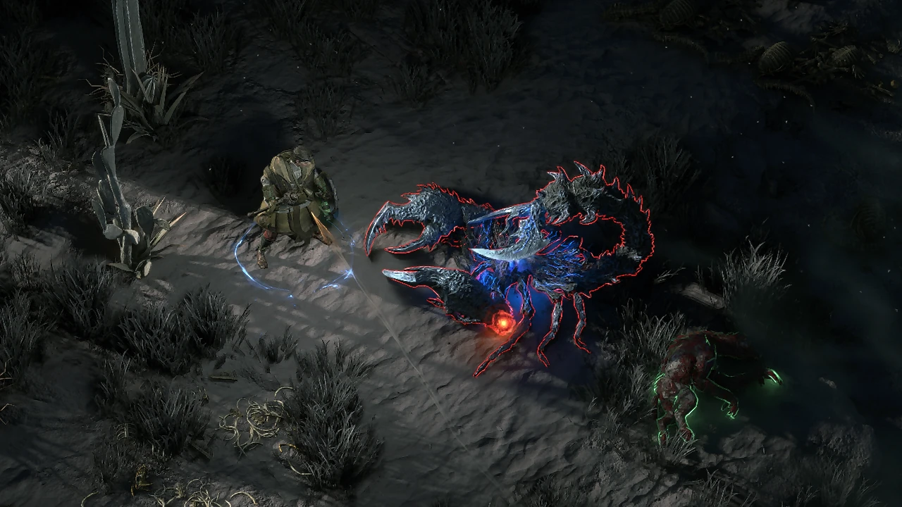 Krell Fleshgouger encountered during Runes Of Aldur content in Path of Exile 2