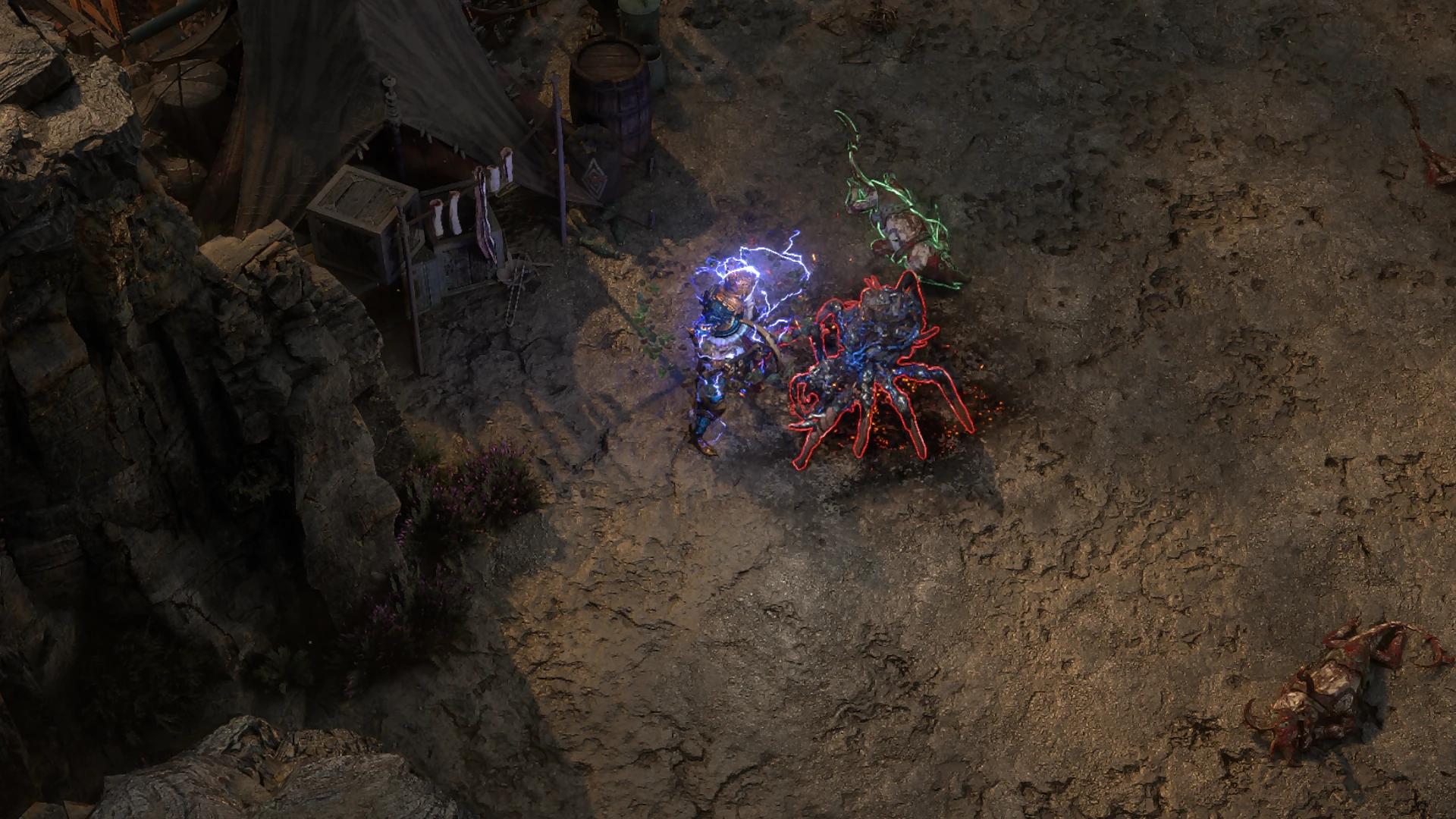 Krell Throatgnasher encountered during Runes Of Aldur content in Path of Exile 2