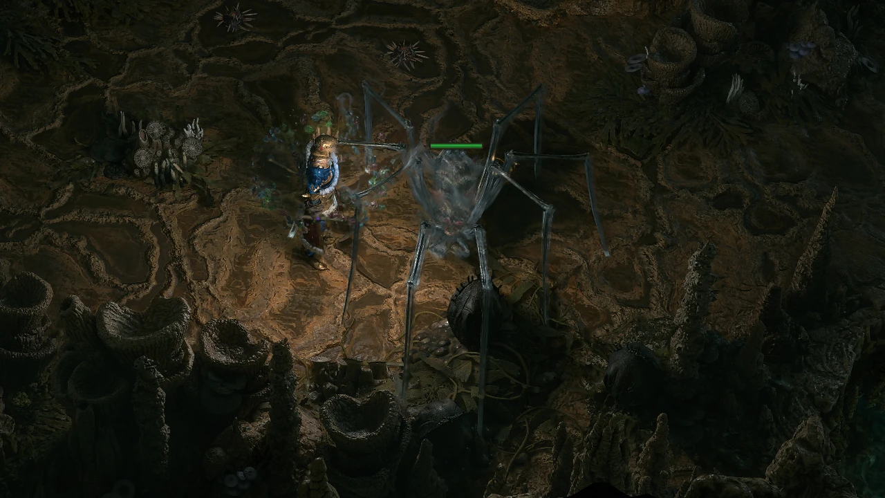 Runemarked Black Strider encountered during Runes Of Aldur content in Path of Exile 2