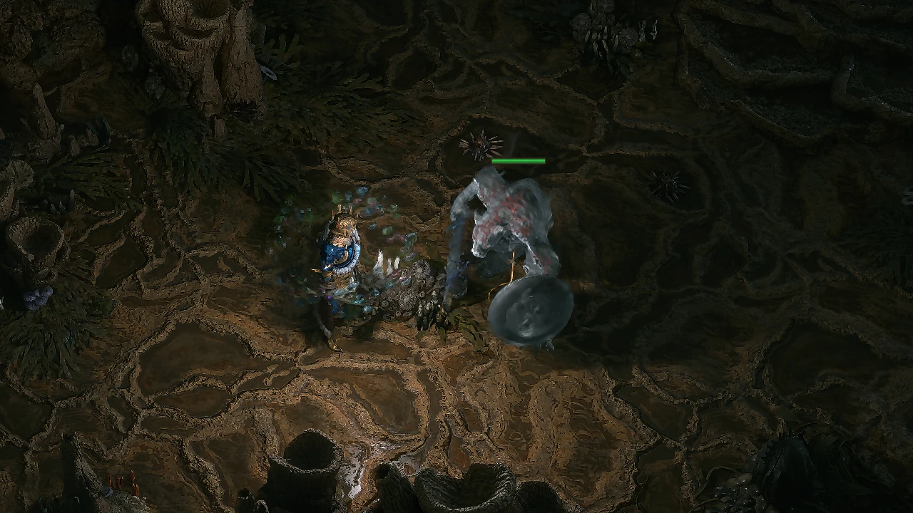 Runemarked Gargoyle Demon encountered during Runes Of Aldur content in Path of Exile 2