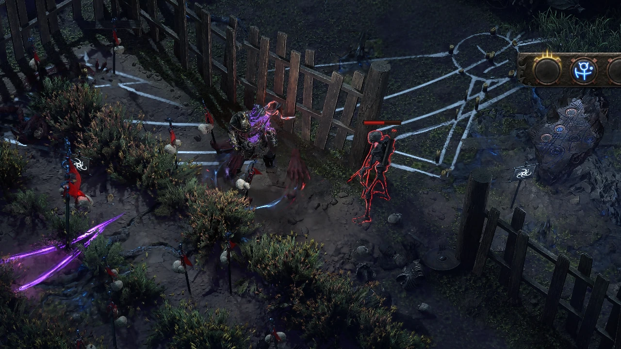 Unearthed Skeletal Archer encountered during Expedition content in Path of Exile 2